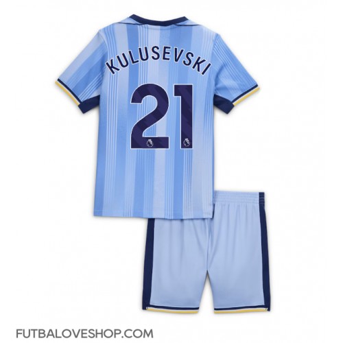 Dres Tottenham Hotspur Dejan Kulusevski #21 Preč pre deti 2024-25 Krátky Rukáv (+ trenírky)